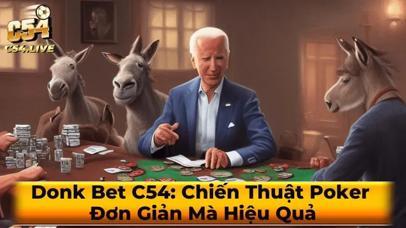Donk Bet C54: Chiến Thuật Poker Đơn Giản Mà Hiệu Quả