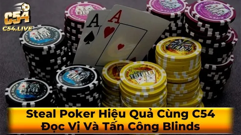 Các yếu tố quan trọng để thực hiện Steal Poker thành công