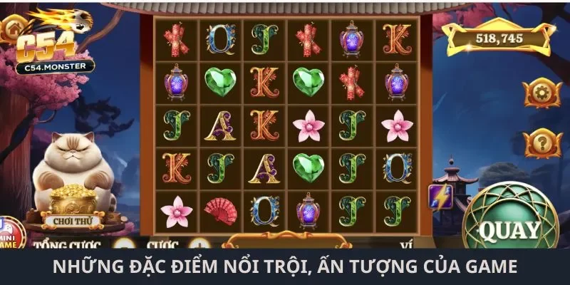 Nổ hũ mèo tài lộc C54 Những đặc điểm nổi trội, ấn tượng của game
